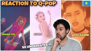 Reaction to Q-POP Songs: Malika Yes - Қиындау жауап табу // Ayree - Ойладың ба //Aroojeanne - Súi-em