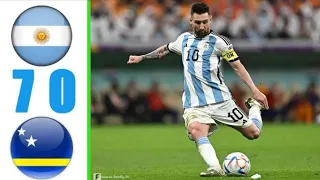 Argentina vs Curacao 7-0 All Goals & Extended Highlights 2023 HD
