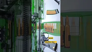 M249 Machine Gun #animation #asmr #guns #shorts