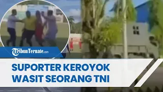 VIRAL! Seorang Wasit di Keroyok Suporter, Tak Tahu Seorang Anggota TNI,  1 Kompi Terjun Kejar Pelaku