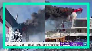 Passengers aboard Carnival cruise ship that caught fire return home