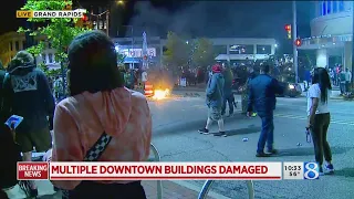 Small explosion during Grand Rapids protest