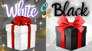 Black VS White 🎁 Choose Your Gift 🎁 Escolha seu presente 🎁 Elige Tu Regalo 🎁 अपना उपहार चुनें 🎁