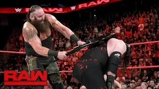 Braun Strowman crushes Kane’s throat in brutal steel chair attack: Raw, Nov. 27, 2017