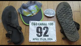 How to run the C&O Canal 100 Mile Endurance Run in Xero H-Trail huaraches. Follow-up Review.