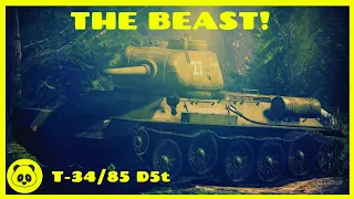 THE BEAST!---T-34/85 D5t ( War Thunder 1.93)