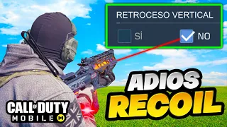 ¿CÓMO QUITAR TODO EL RETROCESO VERTICAL DE TUS ARMAS EN CODM?