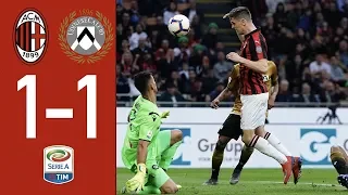 Highlights AC Milan 1-1 Udinese - Matchday 30 Serie A TIM 2018/2019