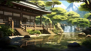 Zen Chill Meditation: Tranquil Echoes [loop/peaceful/zen/study music]