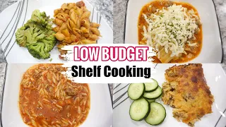 SHELF COOKING on a LOW BUDGET Dinner Ideas | QUICK & EASY DINNER RECIPES FOR CHEAP