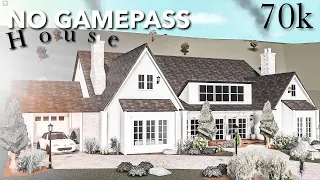 Bloxburg No Gamepass House 70k