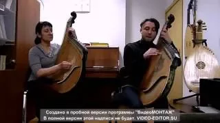 "Зоре моя вечірняя", сл.Т. Шевченка, муз. Я.Степового. А. Ремез (спів, бандура), Т.Лобода (бандура)