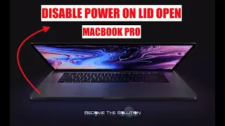 How to Disable Boot on Lid Open on MacBook Pro