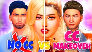 Your Sims said *ALPHA CC MAKEOVER!* 😤 (Sims 4 CAS Challenge)