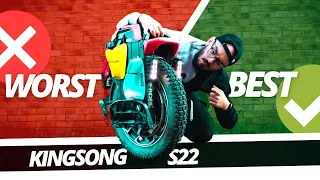 Kingsong S22 Review - Best Worst Electric Unicycle 2022