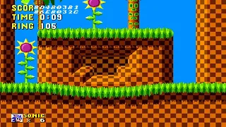 Sonic 1 Prototype - "Green Hill Zone Act 4" and another weird glitch