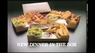 1983 Jack in the Box Dinner in the Box Ad