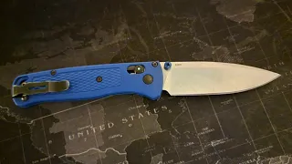 Benchmade Bugout Glow Rhino tritium axis lock upgrade. Knife teardown and reassembly.