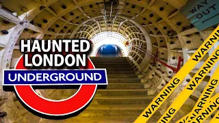 MUST WATCH BEFORE ITS DELETED - HAUNTED LONDON UNDERGROUND SECRETS  ( WE WEREN'T MEANT TO SEE THIS )