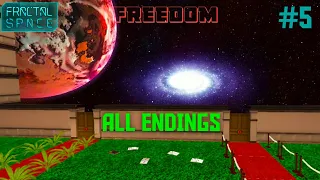 FRACTAL SPACE HD || All ENDINGS || Freedom Chapter-5 || By G A M E R