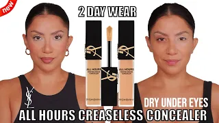 2 DAY WEAR *new* YSL BEAUTY ALL HOURS CREASELESS PRECISE ANGLES CONCEALER *dry undereyes*|Magdaline