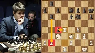 World #1 vs World #2 | Kramnik vs Carlsen | Candidates Tournament 2013. | Round 9
