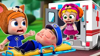 Baby Police Song + Police Officer Song and More Nursery Rhymes & Kids Songs | Little PIB Songs