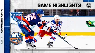 Rangers @ Islanders 11/24/21 | NHL Highlights