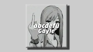 gayle - abcdefu (sped up/nightcore)