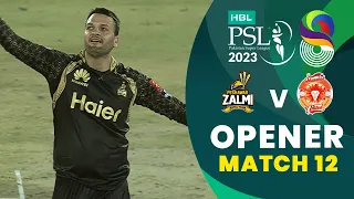 Opener | Peshawar Zalmi vs Islamabad United | Match 12 | HBL PSL 8 | MI2T