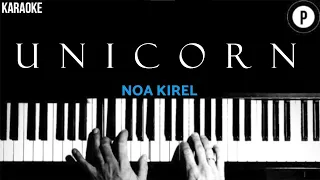 Noa Kirel - Unicorn KARAOKE Slowed Acoustic Piano Instrumental COVER LYRICS
