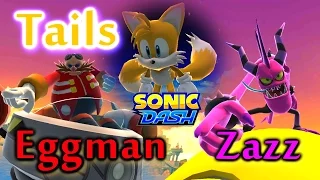 Sonic Dash (Day and Night update) - Tails VS Eggman VS Zazz [Widescreen / Landscape 1080p]