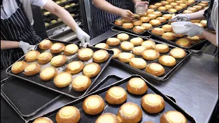 2,000 sold out every day! Mass production of overwhelming cream bread