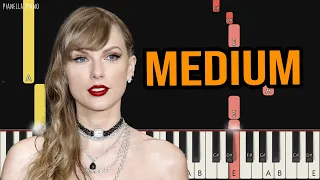 Taylor Swift - But Daddy I Love Him | MEDIUM Piano Tutorial by Pianella Piano