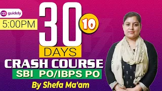 SBI PO/IBPS PO 2021 | English | 30 Days Crash Course to Crack Exam| Day #10