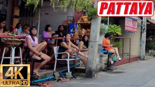 [4K] Pattaya Walk, Soi Honey, Soi 10, Beach Road, Soi Sip Chet, Soi Buakhao