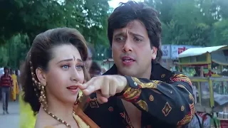 Main toh Raste Se Ja Raha Tha Bhel Puri Kha Raha Tha | Govinda, Karisma | Alka Yagnik, Kumar Sanu