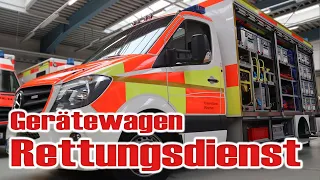 Spezialfahrzeug aus München | Gerätewagen Rettungsdienst