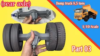 How to make RC truck rear axle from PVC - Part 03 | NHT creation