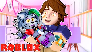 Gregory ADOPTS Roxanne Wolf in ROBLOX ADOPT ME