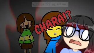 CHARA LOOKS CREEPY!! | Glitchtale Season 1 - Megalomanic Reaction