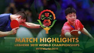 Ma Long vs Hugo Calderano | 2019 World Championships Highlights (R16)