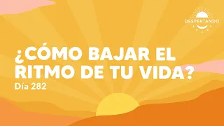 ¿Cómo bajar el ritmo de tu vida? - Día 282 Año 3 | Despertando Podcast