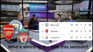 Ian Wright And Kelly Review The Title Race🏆 Manchester City, Arsenal And Liverpool   Who Will Win?