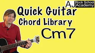 Quick Guitar Chord Cm7 Chord C minor 7th