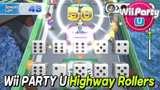 Wii party U - Highway Rollers (Eng Sub) Lucia Vs Bernd Vs Millie Vs Delilah