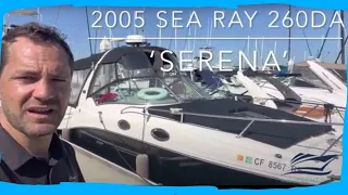 Quick and equipped Sea Ray 260 Sundancer Express Cruiser FOR SALE in San Diego! $69,000