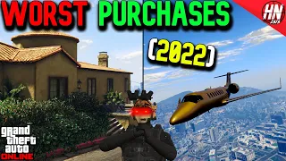 Top 10 Things You Should NEVER BUY In GTA Online! (2022)