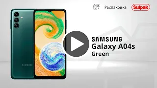 Смартфон Samsung Galaxy A04s 3/32GB Green распаковка