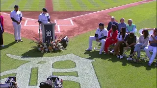 Miguel Cabrera pre-game ceremony